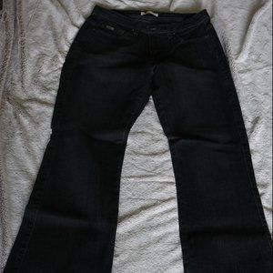 Lee Midrise Bootcut Black Jeans Size 10M